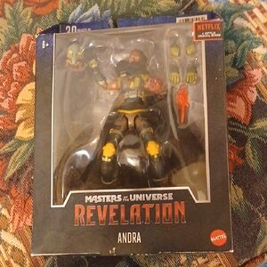 Mattel Masters of the Universe Andra Figure with Yellow and Black